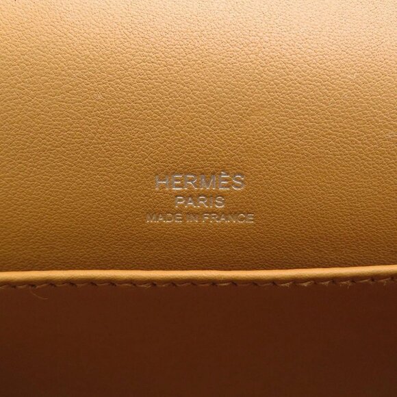 HERMES Geta Chevre Myzore Goatskin Camel - Picture 12 of 15